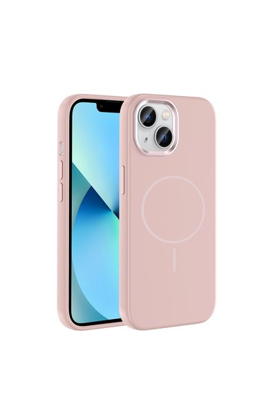 zore iPhone 15 Case Slim with Magsafe Ring Camera Raised Silicone Senk