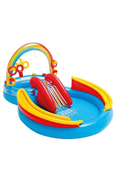 Intex Piscina cu Fantana Arteziana pentru Copii 2.97x1.93x1.35m -