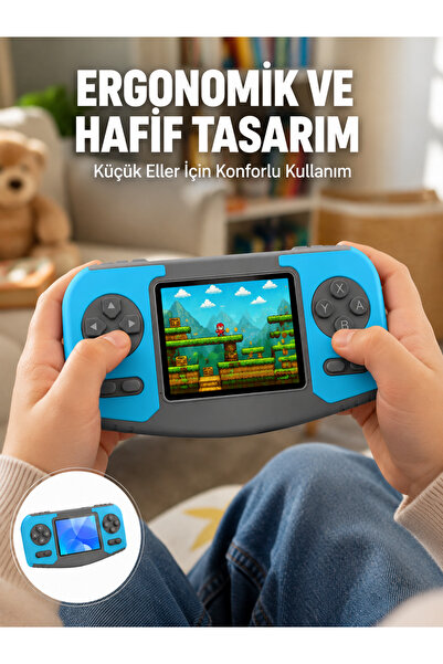 BŞK VİRGO Taşınabilir El Oyun Konsolu Çocuk Gelişimine Uygun Oyun Cihazı