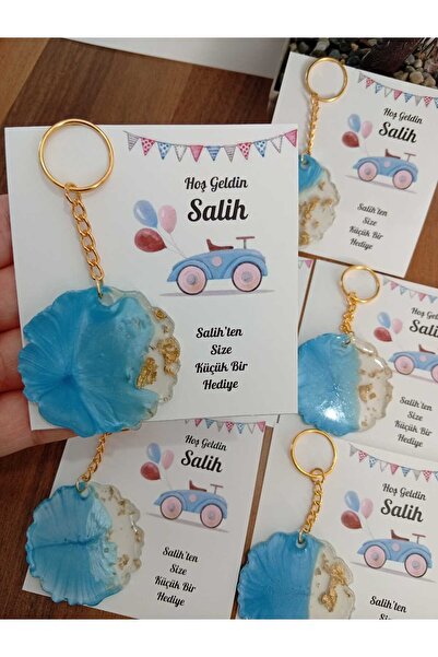 sevgiliatolyemm mutluluk getirmesi dileğiyle Car Themed Card Gift Keychain 10...