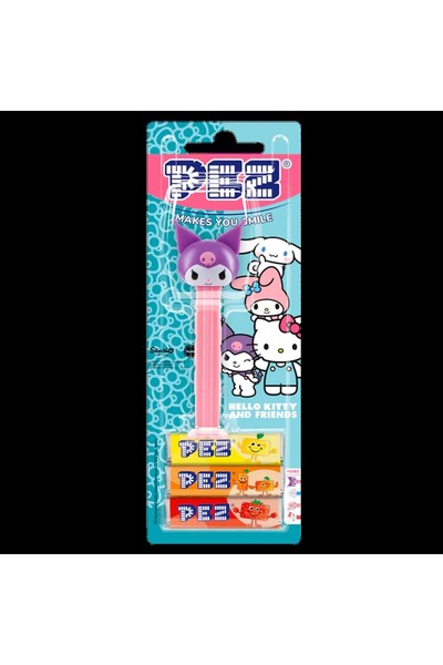 Pez Dispenser Kuromi – Meyve Aromalı Şekerleme Makinesi ve Şekerleme Yedekleri