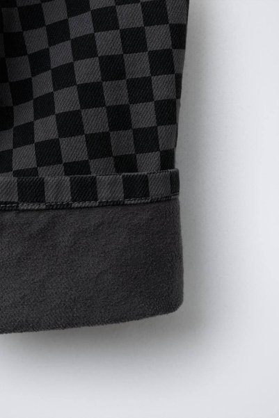 Generic Brand Blugi tip balon în carouri negru-gri pentru băieți (2/7 ani)