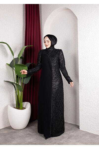 Elif Artar Efsun abiye siyah
