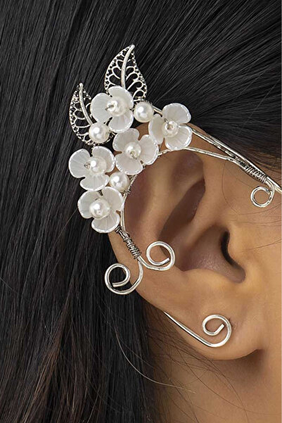 VeeShop Ear cuff wrap earring, hand made, elf ear made of metallic wire, with...