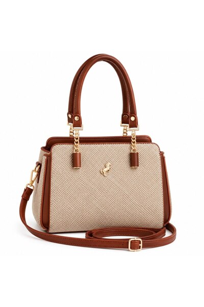 çantamgelsin Original Miami Polo Women's 4-Section Hand and Shoulder Bag