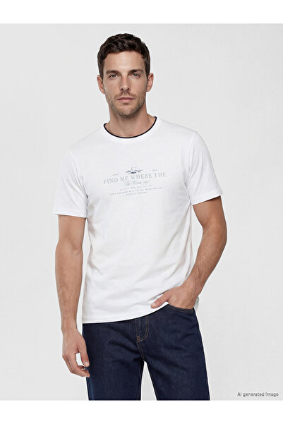 LC Waikiki Esvab • Modern & Distinctive Zero Roba Collar Printed Combed Cotto...