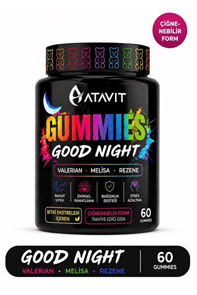 Atavit Gummies Good Night 60 Çiğnenebilir Form