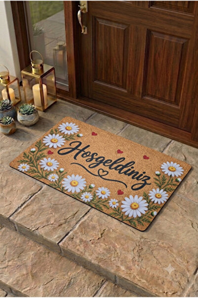 SoGood Concept Wild Daisies Design Doormat - Digital Printed Base Door Mat