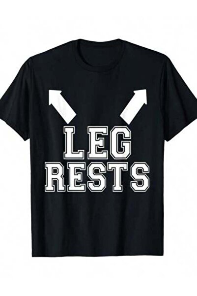 799 تي شيرت بطبعة 'LEG RESTS' مضحكة - تي شيرت ناعم وقابل للتنفس برقبة دائرية ...