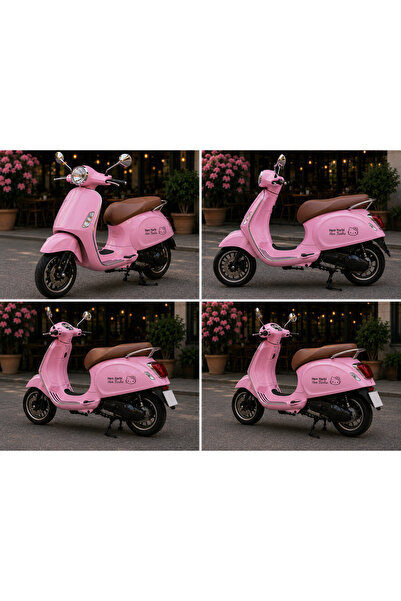 sticker Hem Harbi Hem Barbie | Motosiklet, Scooter, Vespa, Kask ve Araba İçin...