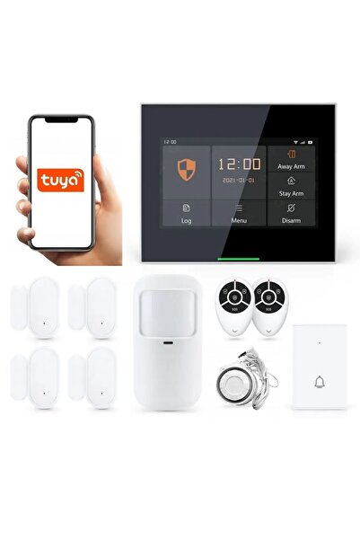 OnShop Sistem De Alarma Wireless LCD 4.3" Wifi GSM, Onshop, Tuya Smart, 1x PI...