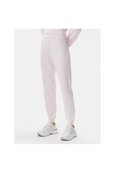 Guess Pantaloni de damă din material textil O5GB05KCQP2 Roz