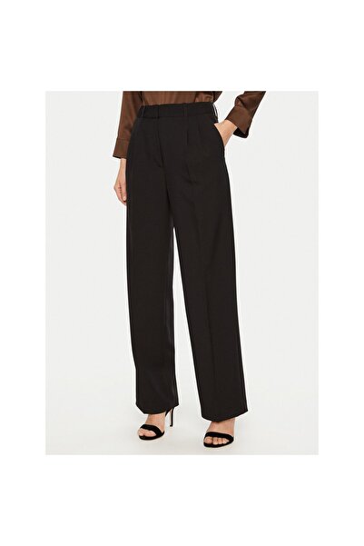 Guess Pantaloni de damă din material textil W5RB41WGX02 Negru