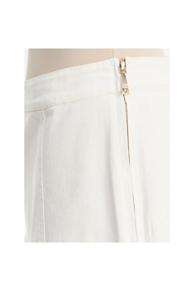 Guess Γυναικεία Μίνι Φούστα W5GD87WH610 Κρεμ