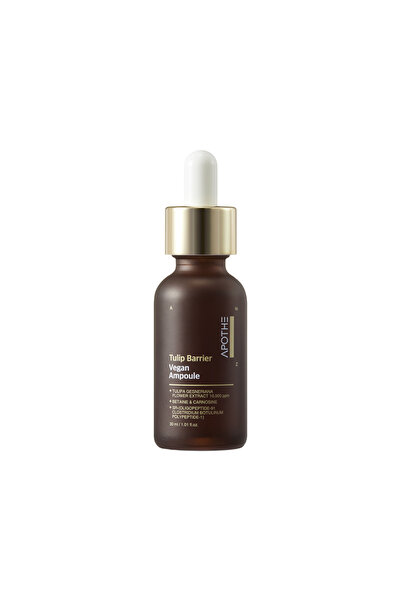 APOTHE Ser facial cu extract de lalea neagra, Tulip Barrier Vegan Ampoule, 30 ml
