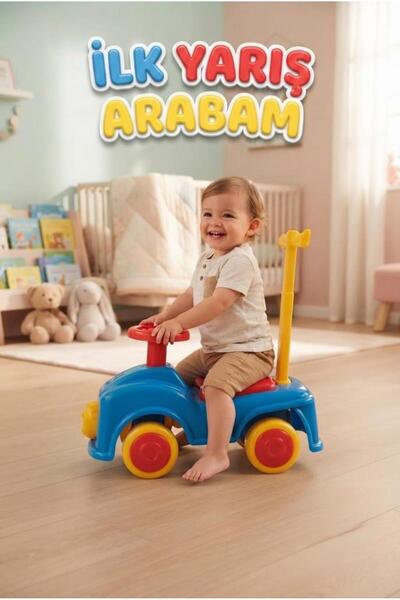 Tıfıl Toys İlk Yarış Arabam 10 - 15 KG Taşıma Kapasiteli Dayanıklı Binişli Ay...