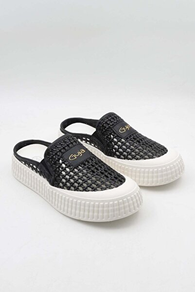 Guja Women's Straw Look Casual Closed-Front Slippers Gj 26Y 313-3