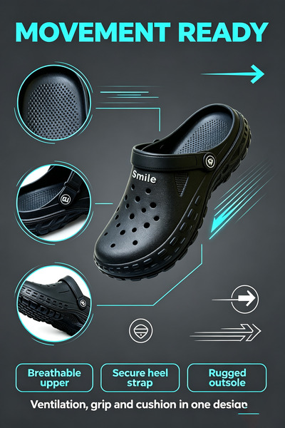 GlobalOne Mart Men's Eva Dual Design Slipper - Made in Saudi Arabia 🇸 🇦 |  ...