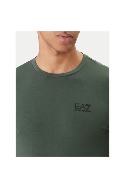 EA7 Emporio Armani Bluză cu mânecă lungă pentru bărbați 8NPT28 PJVQZ Verde