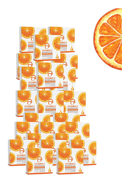 PYRON 23 Pieces Vitamin C Brightening And Anti-Aging Whitening Soap Orange 10...