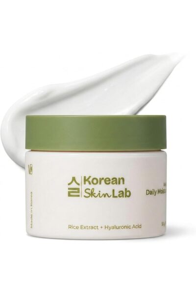 korean skin lab Rice Dew Daily Moisturizer (50ml). Lightweight Facial Cream w...