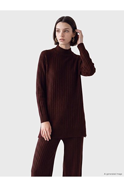 LC Waikiki Half Turtleneck Women's Knitwear Tunic (W6)