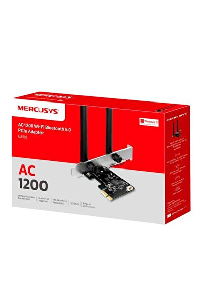 Mercusys Adaptor wireless MA30E, AC1200, PCIe, Dual-Band, Wi-Fi 6, Bluetooth ...
