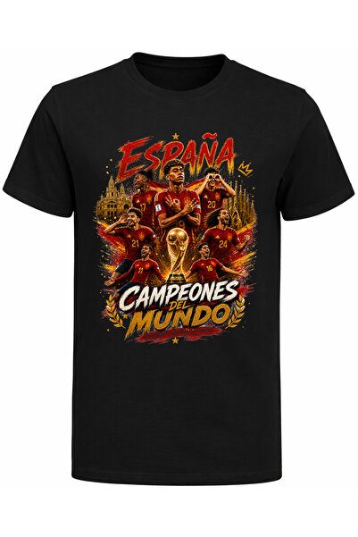 Efendioğlu Design World Cup Espana Champions La Historia Continua Printed 202...