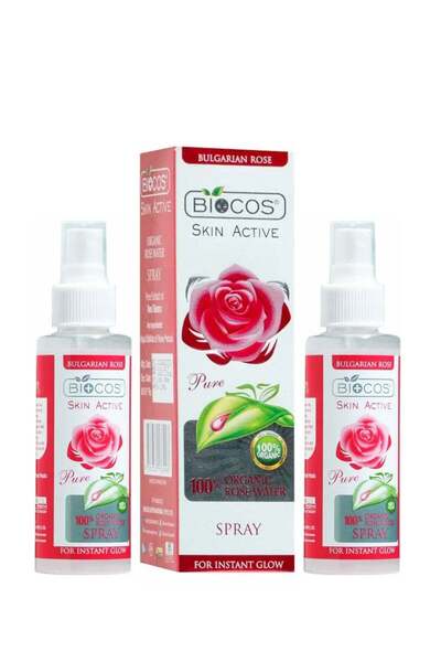 BIOCOS Organic Rose Water Spray – Hydrating Toner, Reduces Redness & Tightens...