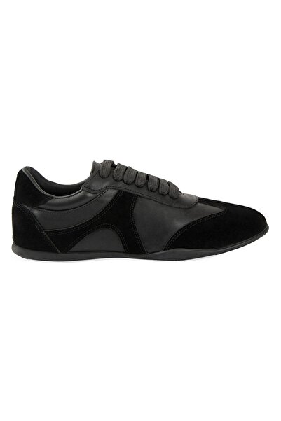 Pegia Women's Leather Casual Sneaker Dg6111 Black