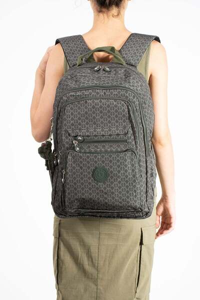 571 Collections Çanta Ultra Light Multi-Pocket Waterproof Backpack Unisex Pat...