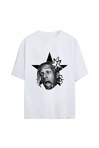 SVART WEAR Asap Rocky majica sa printom, unisex, oversize, 100% pamuk
