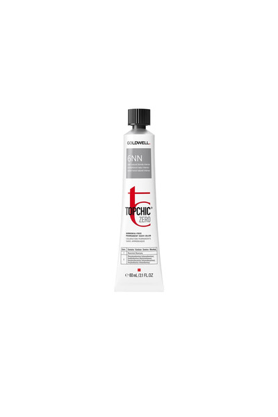 GOLDWELL TopChic Zero, Vopsea de păr permanentă, 6NN Blond închis, 60 ml
