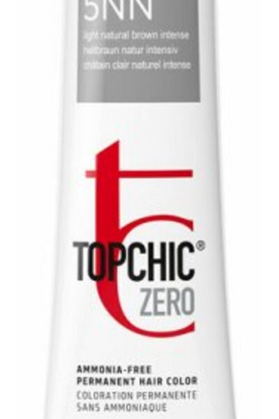 GOLDWELL TopChic Zero, Vopsea de păr permanentă, 5NN Maro deschis extra, 60 ml
