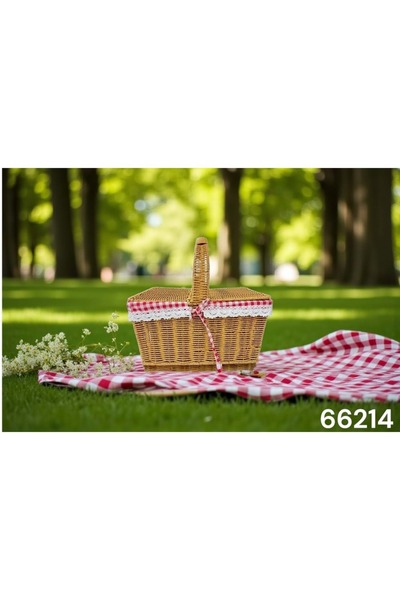ÇİFTÇİ Konak Shopping 66214 - Wicker Picnic Basket Rectangular