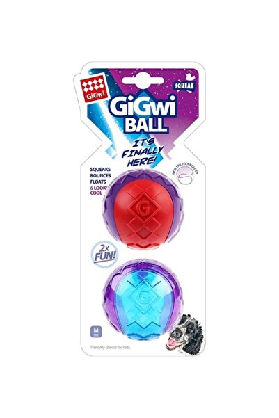 Gigwi Medium Squeaker Ball Toy for Dogs 6cm
