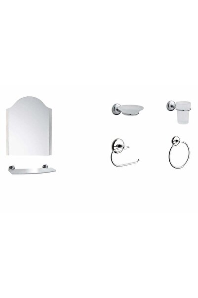 Generic Brand Ecrin Bathroom Set 6 Pieces Liberella