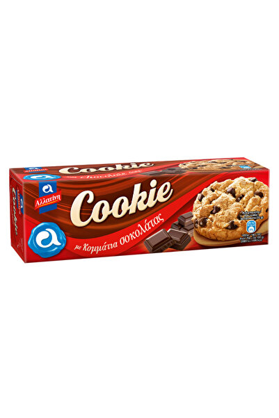 ALLATINI ΑΛΛΑΤΙΝΗ COOKIE 175gr. (ΜΕ ΚΟΜΜΑΤΑΚΙΑ ΣΟΚΟΛΑΤΑΣ)