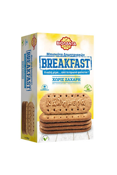 Violanta ΒΙΟΛΑΝΤΑ ΜΠΙΣΚΟΤΑ ΔΗΜΗΤΡΙΑΚΩΝ BREAKFAST 180gr. - (ΧΩΡΙΣ ΖΑΧΑΡΗ)
