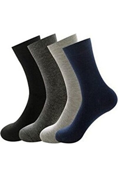 Hasyün Socks 5 Pieces Lamb Wool Seamless Toe Men's Socks Mixed Color