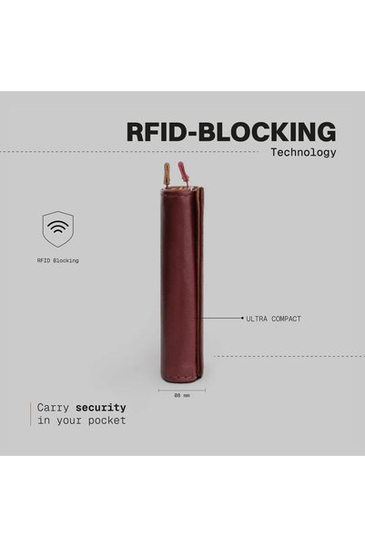 The Frenchie Co. Speed Wallet Mini RFID Blocking Minimalist Wallet, Holds Up to 12 Cards & Cash, Italian Full-Grain Leather, Magnetic Closure, Quick-Access Pull Tab, Handcrafted for Men & Women