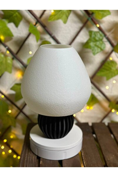 ✨ Premium Modern Dekoratif Abajur | Minimalist Masa Lambası | 3D Baskı Tasarım