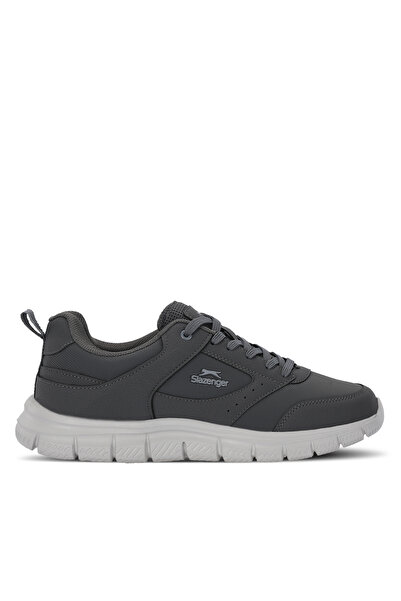 Slazenger Genfit Men's Large Size Dark Gray Running & Walking Sports Shoes