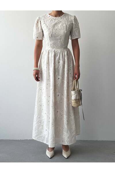 conconmoda Banne Midi Elbise
