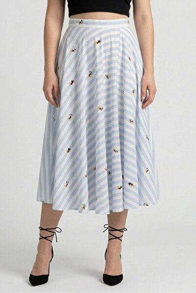 Tommy Hilfiger x Disney Women Stripe Midi Skirt, Multicolor