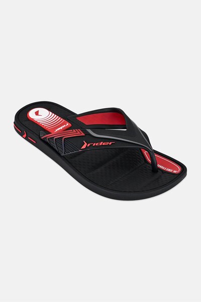 Rider Men Sprint Dedo Slip On Slippers, Black