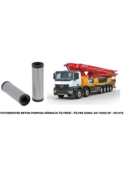 DELSA PUTZMEISTER BETON POMPASI HİDROLİK GERİ DÖNÜŞ FİLTRESİ -FİLTRE KODU: SH...