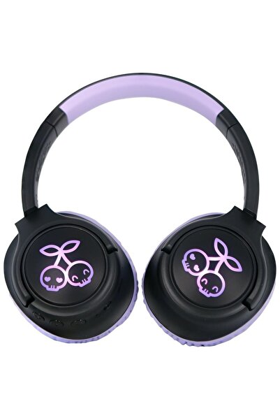OTL Technologies Căști wireless Bluetooth OTL Kuromi on-ear cu lumini LED, US...