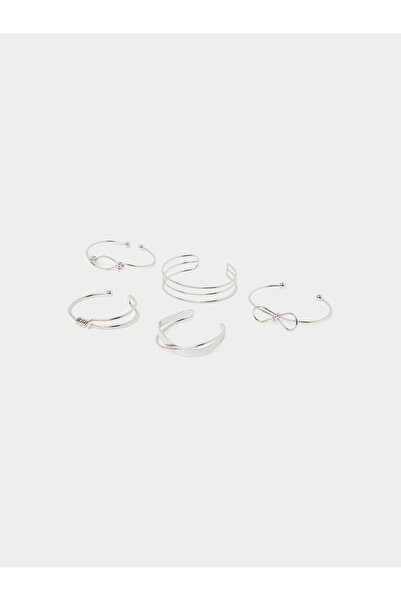 Styli Set of 5- Hollow Bow Cuff Bracelets