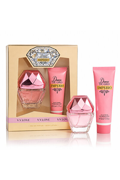 V.V LOVE Set cadou pentru femei V.V.LOVE® Dama de Oro Imperio, Apă de parfum ...